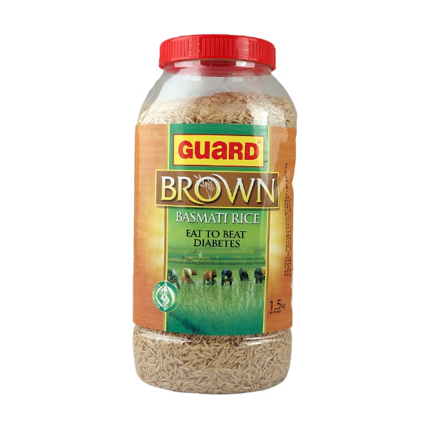 Guard Brown Basmati Rice Jar