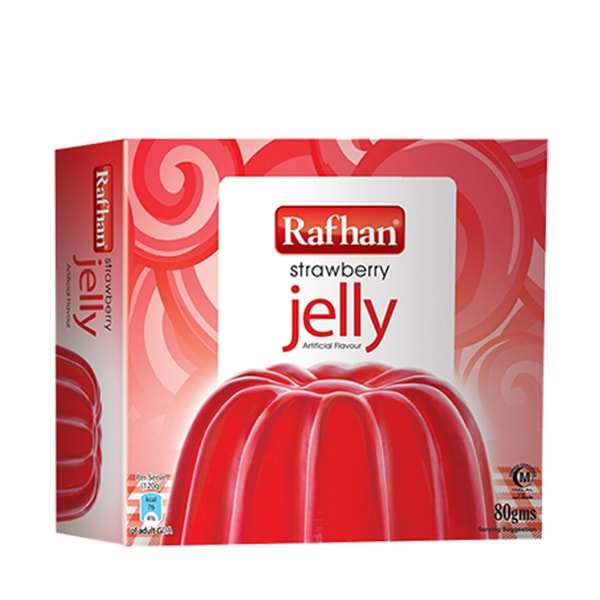 Rafhan Strawberry Jelly –  80g Rafhan