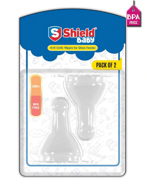 Shield Anti-Colic Nipple for Glass Feeder