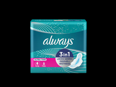 Always Ultra Thin Pads Long – Single Pack 8 Pads