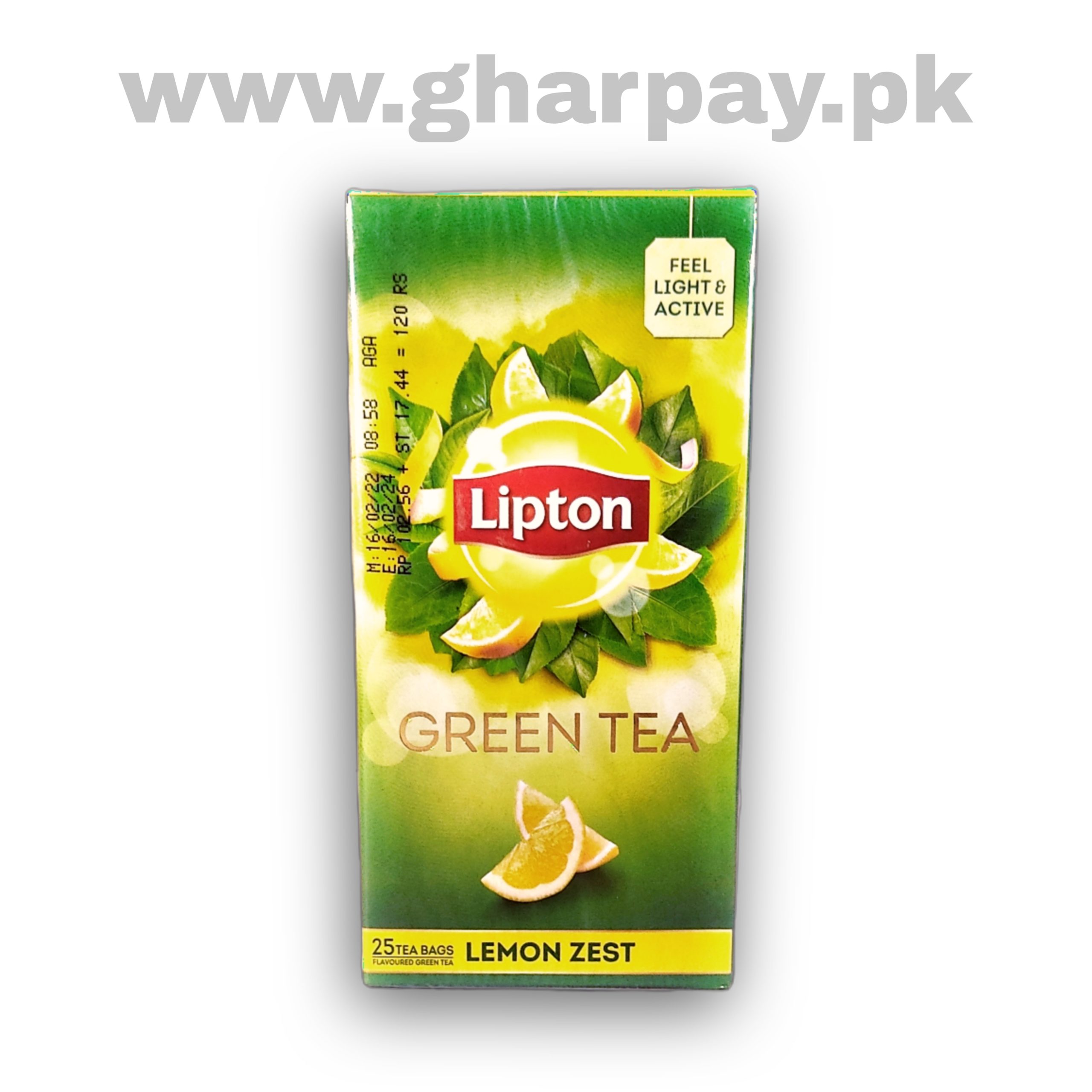 LIPTON yellow label green tea